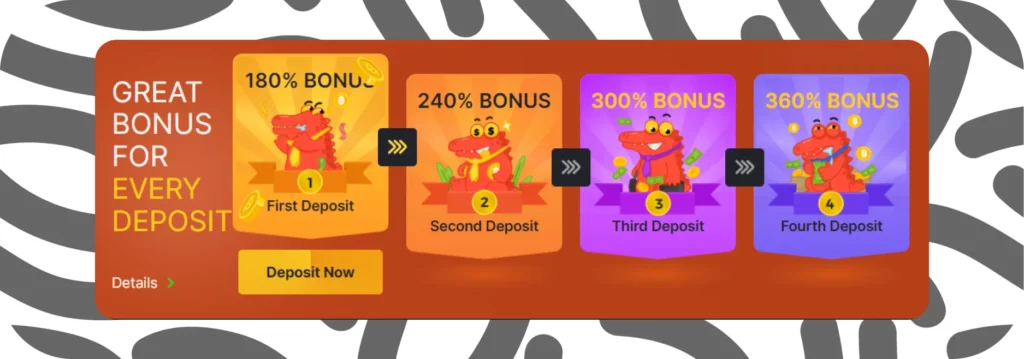 Deposit and earn money with BC.Game deposit bonuses