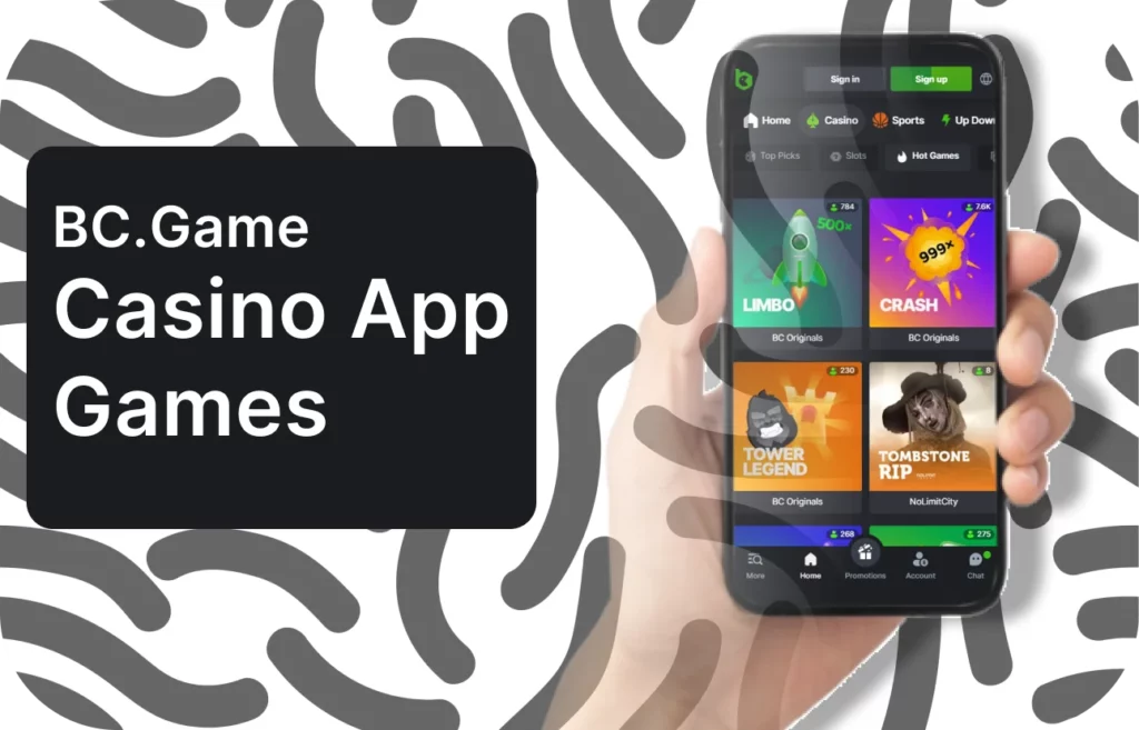 How to play casino games via BC.Game app